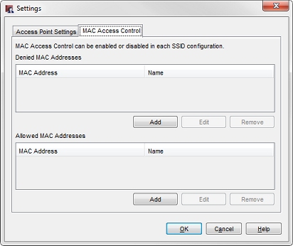 mac address for access point